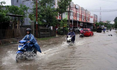 Kota Makassar Kembali Terendam Banjir