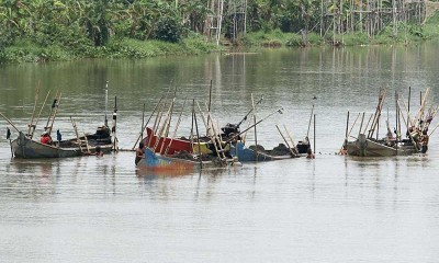 Penambangan Pasir Ilegal Kembali Marak di Sungai Brantas di Kediri 