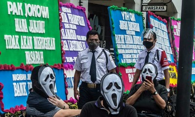 Nasabah Asuransi Jiwasraya Gelar Aksi Menuntut Transparasi Skema Restrukturisasi Polis