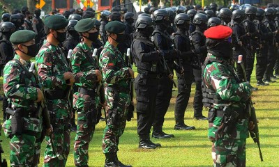 TNI dan Polri Gelar Latihan Bersama di Jawa Tengah