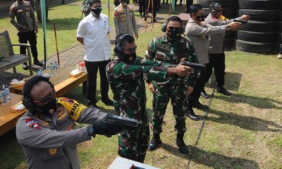 TNI dan Polri Gelah Latihan Bersama di Jawa Tengah