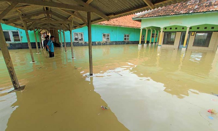 Ratusan Rumah di Indramayu Terendam Banjir Rob