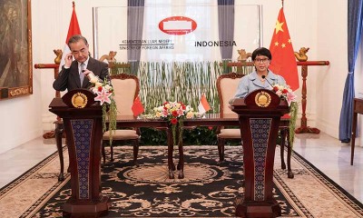 Pertemuan Menlu China Dengan Menlu Indonesia