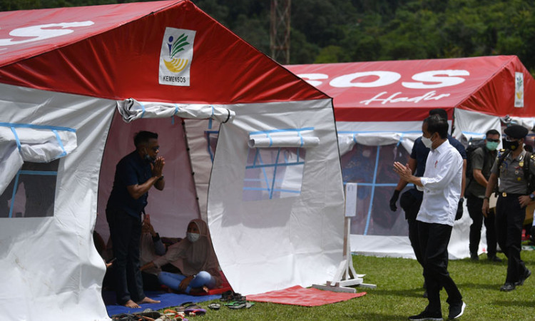 Presiden Tinjau Penanganan Gempa Sulawesi Barat