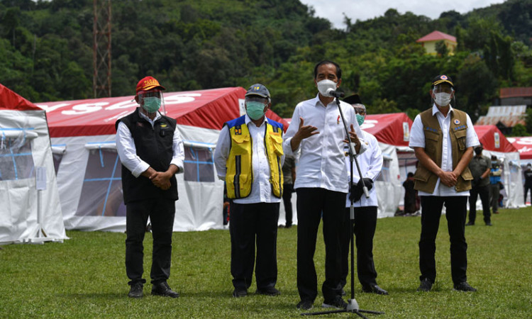 Presiden Tinjau Penanganan Gempa Sulawesi Barat
