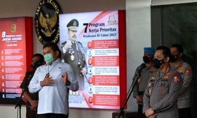 Kapolri Jenderal Pol Listyo Sigit Prabowo Bertemu Jaksa Agung ST Burhanuddin