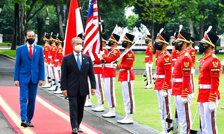 Presiden Joko Widodo Bertemu PM Malaysia Muhyiddin Yassin Bahas Perlindungan WNI