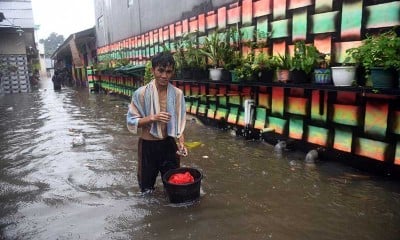 Sejumlah Wilayah di DKI Jakarta Terendam Banjir Akibat Tingginya Curah Hujan