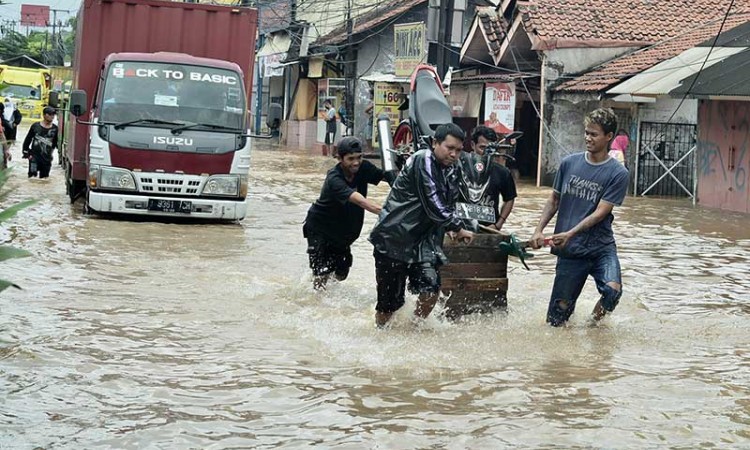 Banjir di Kabupaten Bekasi Terus Meluas