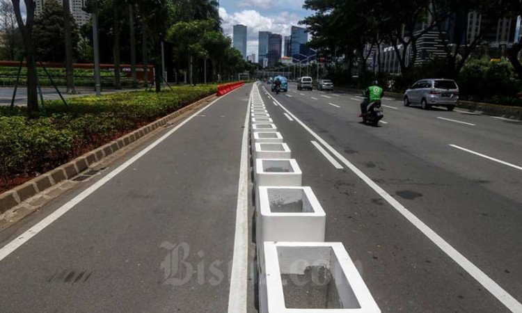 Pemprov DKI Jakarta Akan Membangun Jalur Sepeda Permanen di Kawasan Sudirman-Thamrin