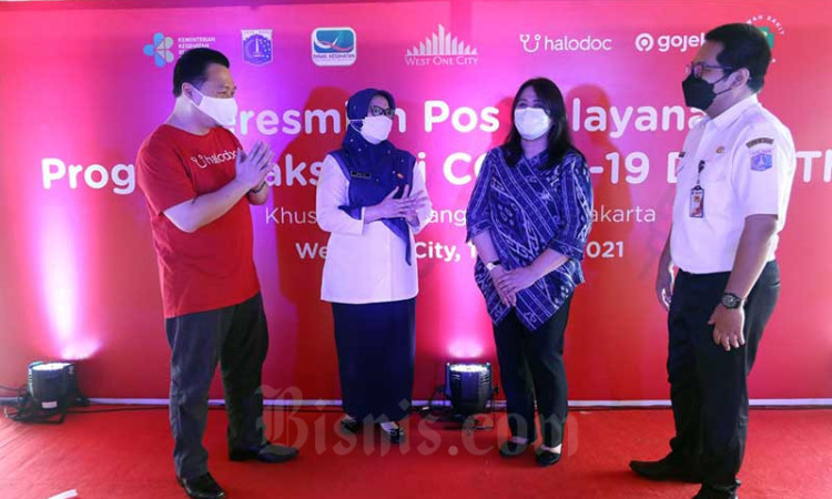 Halodoc Membuka Pos Layanan Vaksinasi Drive Thru di West One City, Cengkareng
