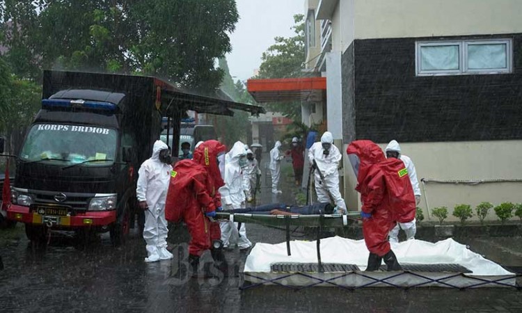 Simulasi Penanganan Ledakan Bahan Kimia Berbahaya di Yogyakarta