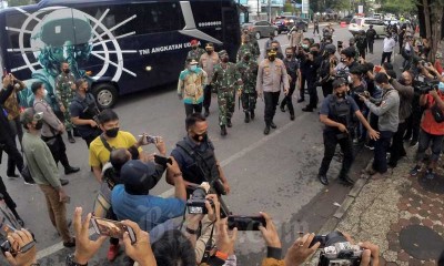 Panglima TNI Marsekal Hadi Tjahjanto Tinjau Pengamanan Gereja di Makassar