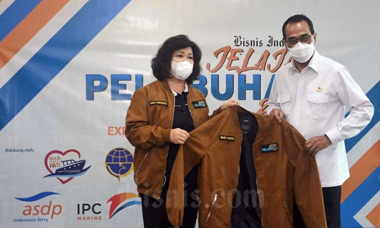Menteri Perhubungan Budi Karya Sumadi Melepasan Tim Jelajah Pelabuhan Bisnis Indonesia