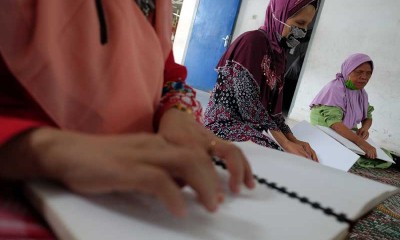 Persatuan Tuna Netra Indonesia Sumut Gelar Acara Baca Al Quran Bersama