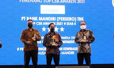 Bank Mandiri Raih Penghargaan Top CSR Award
