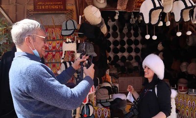 Kawasan Wisata Kota Tua Kashgar di Xinjiang China Mulai Dikunjungi Wisatawan