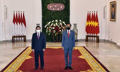 Presiden Joko Widodo Lakukan Pertemuan Bilateral Dengan Perdana Menteri Vietnam Pham Minh Chinh