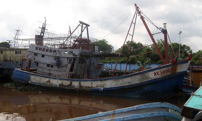 KKP Tangkap Kapal Ikan Asing Ilegal Berbendera Vietnam di Laut Natuna Utara 