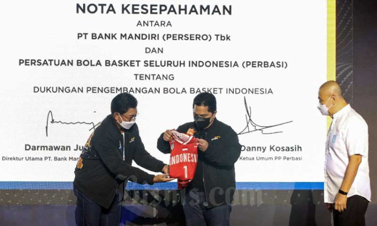Bank Mandiri Kerja Sama Dengan PP PERBASI Dukung Pengembangan Basket Indonesia