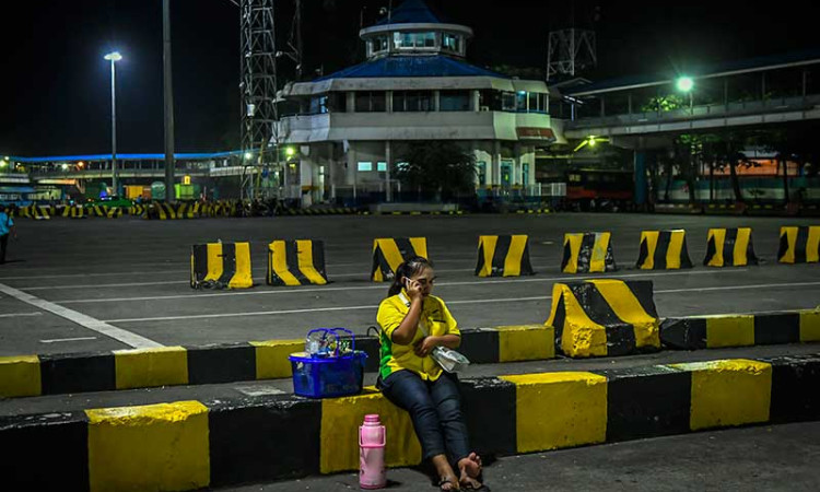 Sunyinya Pelabuhan Merak Saat Penerapan Larangan Mudik Lebaran