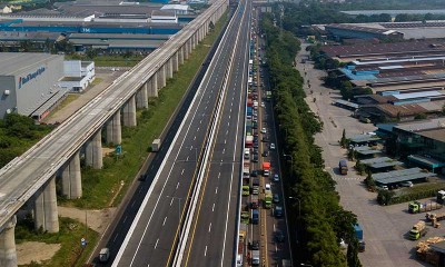 Ratusan Kendaraan Dipaksa Putar Balik di Gerbang Tol Cikarang Barat Saat Operasi Ketupat Jaya 2021