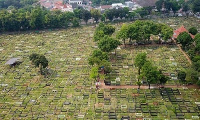 Pemprov DKI Larang Warga Berziarah, TPU Tanah Kusir Terpantau Sepi