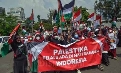 Bela Palestina, Kedutaan Amerika Serikat di Jakarta Digeruduk Demonstran