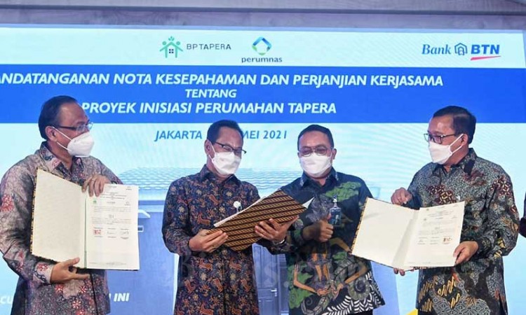 BTN Berkolaborasi Dengan BP Tapera dan Perum Perumnas Terkait Penyaluran Pembiayaan Perumahan Rakyat