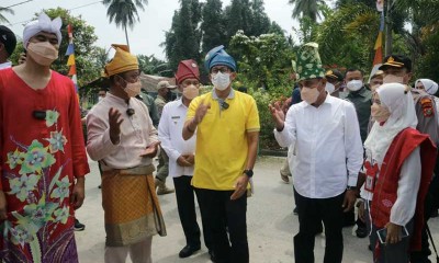Menparekraf Sandiaga Uno Sosialisasikan Anugerah Desa Wisata Indonesia 2021 di Deli Serdang