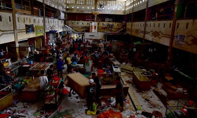 Pemerintah Kota Ambon Bongkar Pasar Mardika