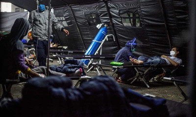 RSUD Cibinong Penuh, Pasien Dirawat di Tenda Darurat 