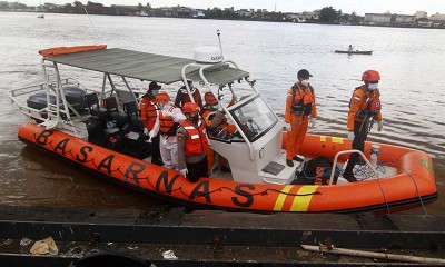 Basarnas Terus Lakukan Pencarian Korban 44 Awak Kapal Tenggelam di Perairan Kalbar