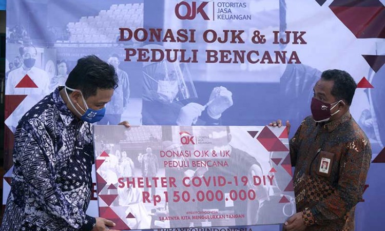 OJK Salurkan Donasi Senilai Rp150 Juta Untuk Penanganan Covid-19 di DIY