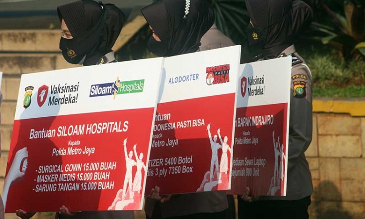 Siloam Hospitals Group Serahkan Donasi Bantuan Penanganan Covid-19 Kepada Polda Metro Jaya