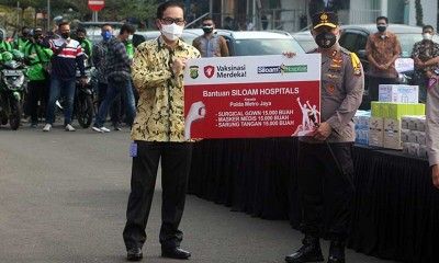 Siloam Hospitals Group Serahkan Donasi Bantuan Penanganan Covid-19 Kepada Polda Metro Jaya