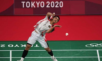 Jonatan Christie Lolos Ke Babak 16 Besar Olimpiade Tokyo 2020
