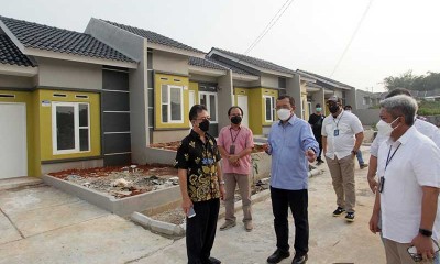  Dirut BTN Haru Koesmahargyo Tinjau Pembangunan Rumah KPR di Banten