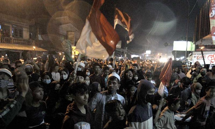 Pawai Obor di Bogor Dalam Rangka Menyambut Tahun Baru Islam 1 Muharram 1443 H