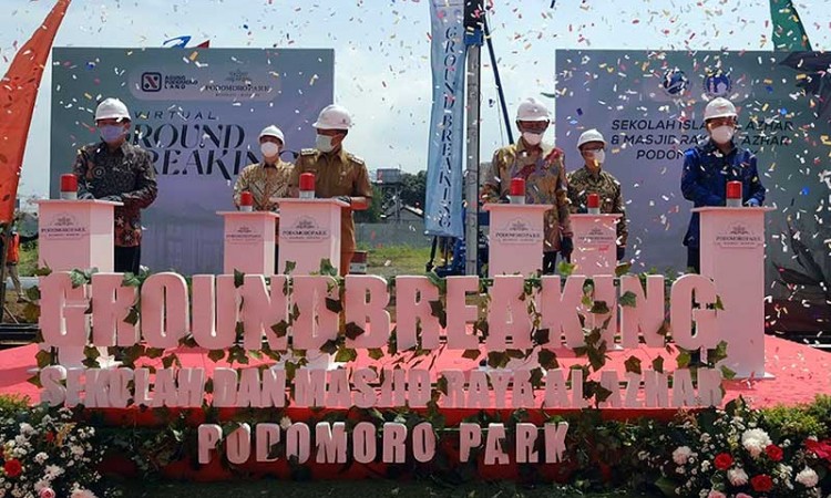 Penandatanganan Prasasti Al Azhar Islamic Boarding School