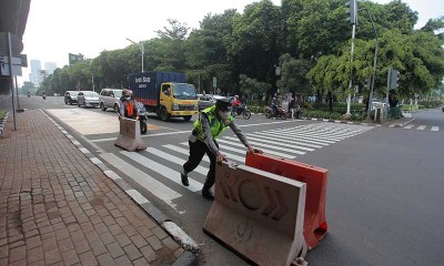 Direktorat Lalu Lintas Polda Metro Jaya Menghapus Penyekatan di 100 Titik