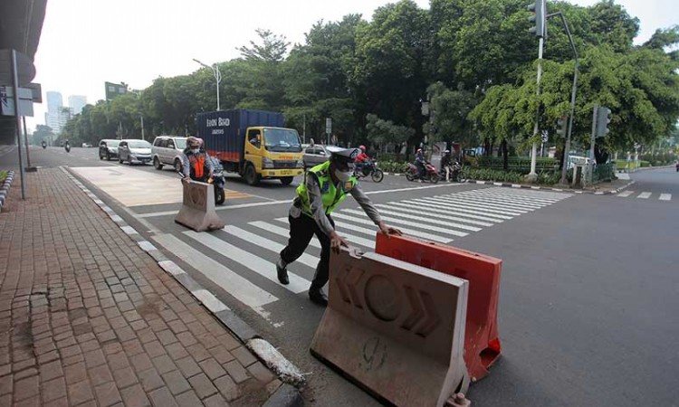 Direktorat Lalu Lintas Polda Metro Jaya Menghapus Penyekatan di 100 Titik