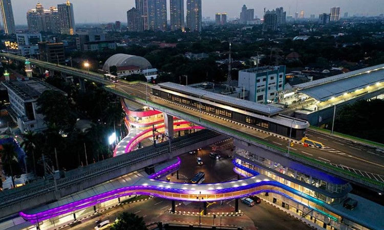 Penampakan Skybridge CSW Yang Akan Menghubungkan MRT Jakarta dan Transjakarta Koridor 13 