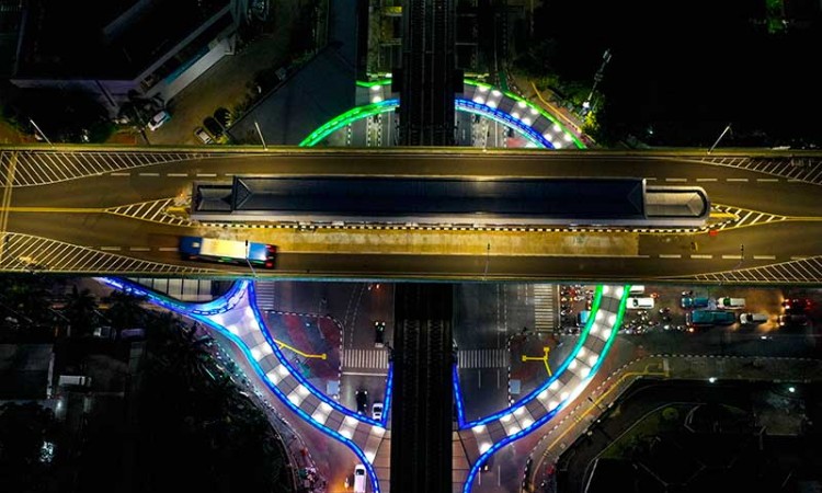 Penampakan Skybridge CSW Yang Akan Menghubungkan MRT Jakarta dan Transjakarta Koridor 13 