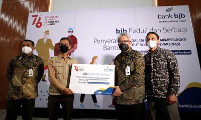 Bank BJB Bagikan Paket Sembako Kepada Masyarakat Yang Terdampak Covid-19