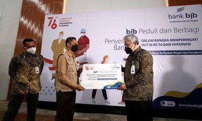 Bank BJB Bagikan Paket Sembako Kepada Masyarakat Yang Terdampak Covid-19