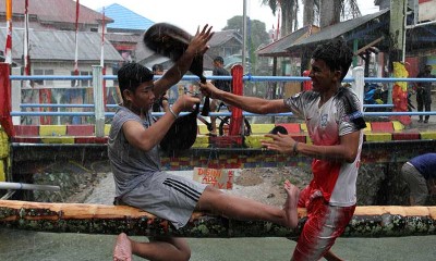 Anak-Anak di Kendari Ikuti Lomba HUT ke-76 Kemerdekaan RI