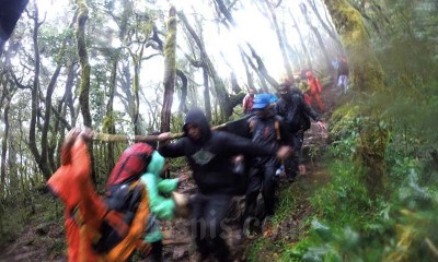 Cuaca Buruk, Dua Pendaki Gunung Bawakaraeng Kabupaten Gowa Meninggal Dunia