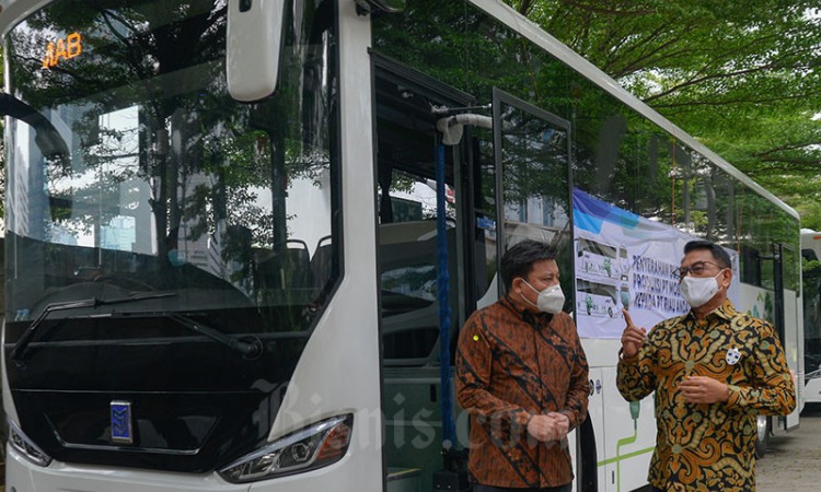 Penyerahan Bus Listrik MAB Kepada RAPP