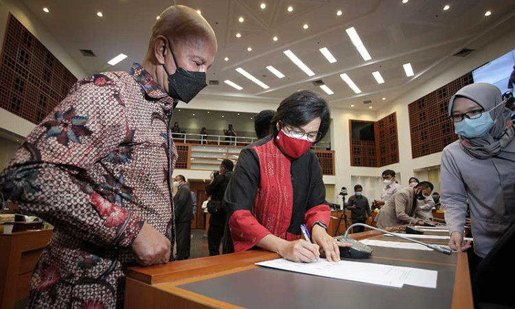 Banggar DPR Mengesahkan Laporan Pelaksanaan APBN Tahun Anggaran 2020